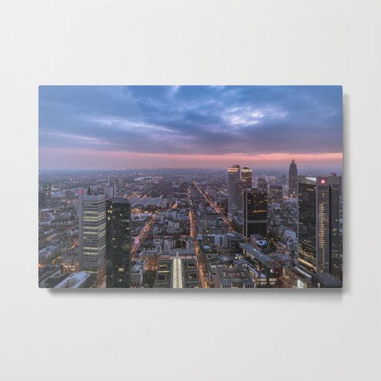 The roads Frankfurt am Main Metal Print