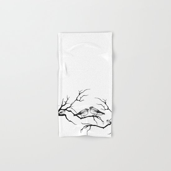 Family birds Hand & Bath Towel