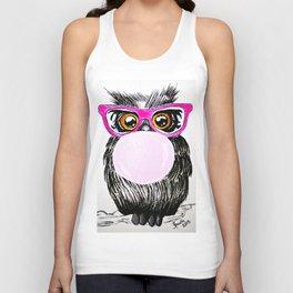 Chewing gum owl Tank Top