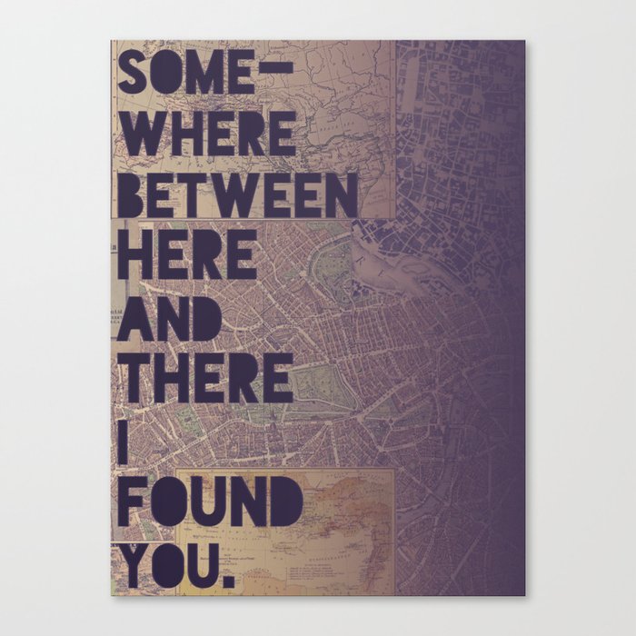 Here & There Canvas Print