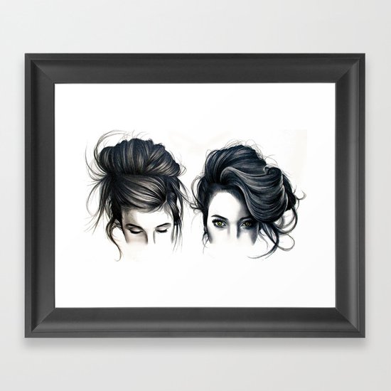 Hair Framed Art Print