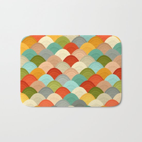 yarn hill dollops Bath Mat
