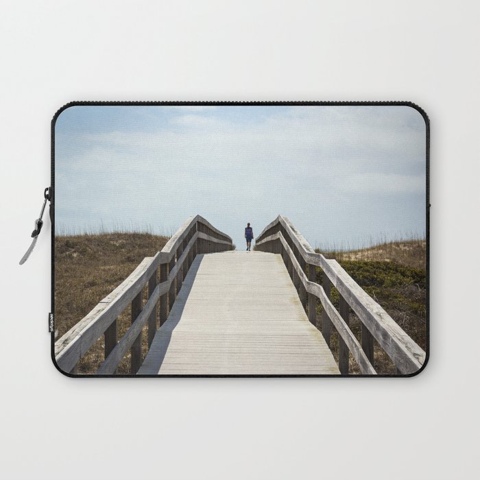 Ocracoke Pony Pen Boardwalk 2018 Laptop Sleeve