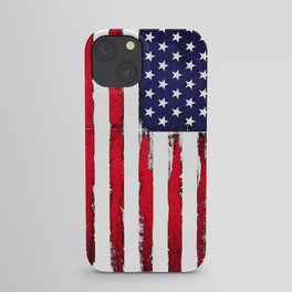 Vintage American flag iPhone Case