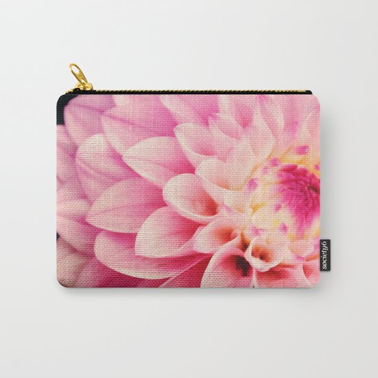 Sweet Pink Dahlia Carry-All Pouch