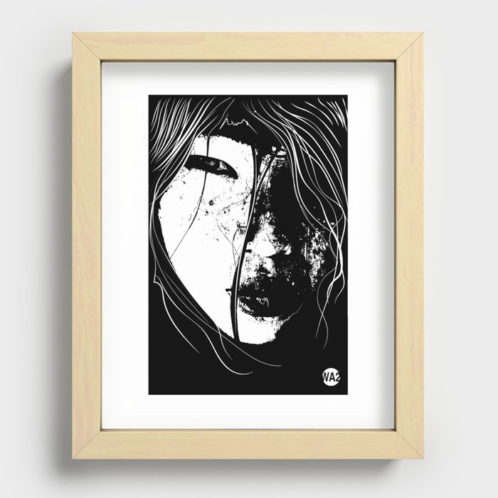 "Atelophobia" Art by weart2 Recessed Framed Print