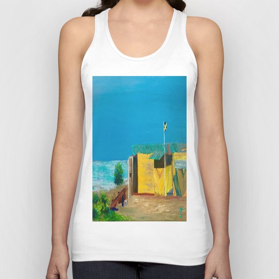 Jamaica. Jamaican Blues Unisex Tank Top