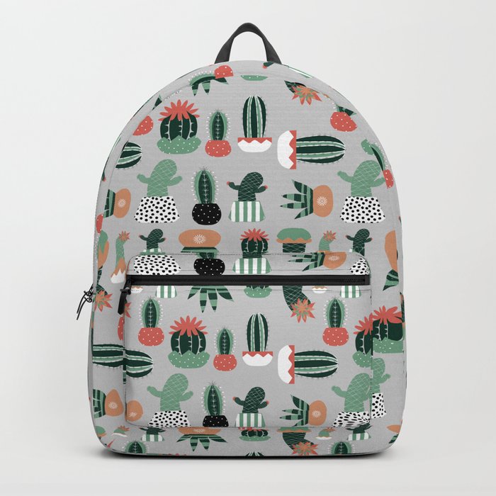 Succulents gray Backpack