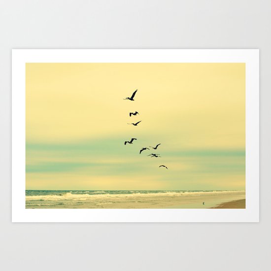 Across the Endless Sea Art Print