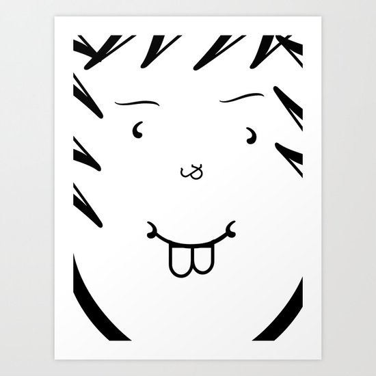Type Face Art Print