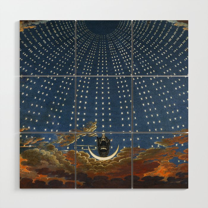 The Hall of Stars in the Palace of the Queen of the Night Wood Wall Art