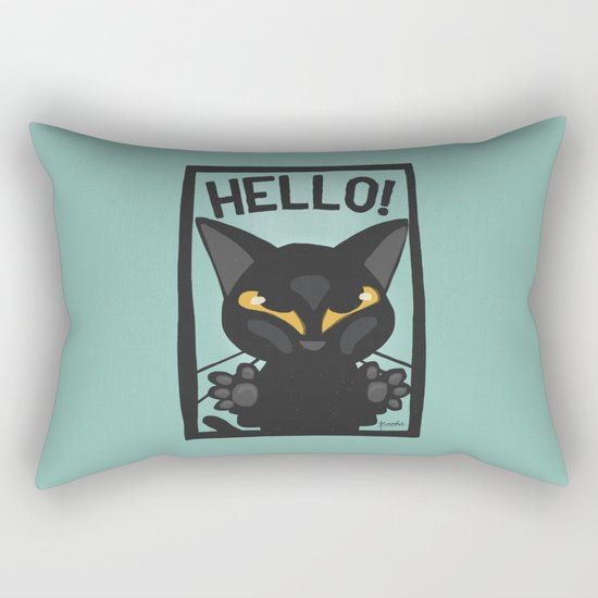Hello! Rectangular Pillow
