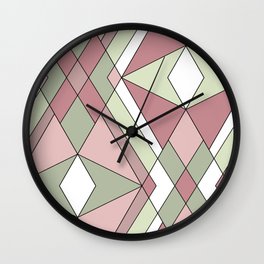 Abstraction. Pistachios. Wall Clock