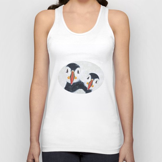 Puffins Unisex Tank Top