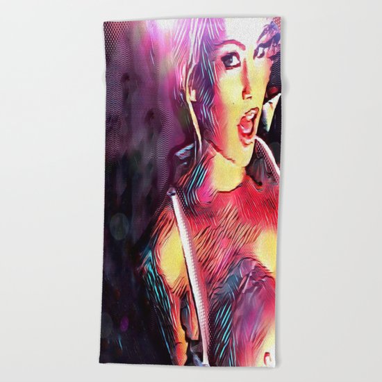 All The Rave Beach Towel