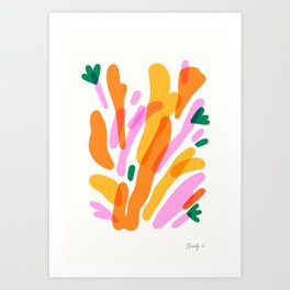 Abstract Flower Burst  Art Print