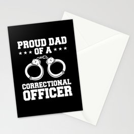 Correctional Officer Facility Flag Training Stationery Card