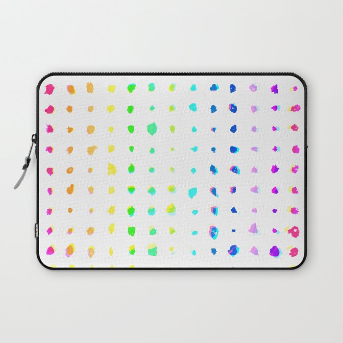 Rainbow Dots Laptop Sleeve