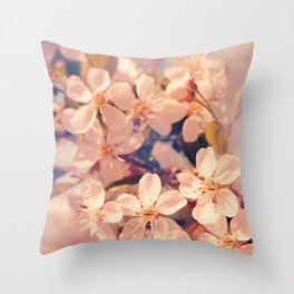 Cherry blossom Throw Pillow