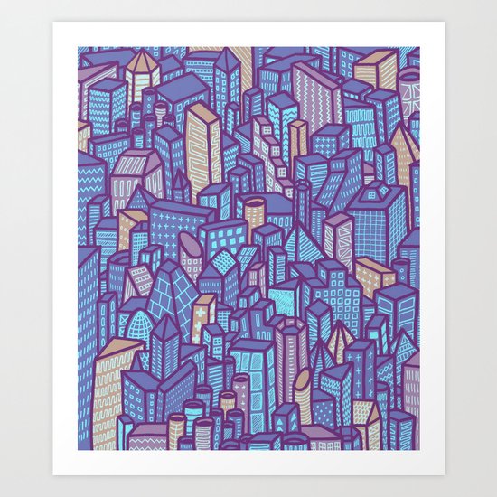 night city Art Print
