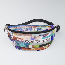 Costa Rica Collage Fanny Pack