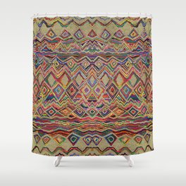 Multicolour Bohemian Artwork Design  Shower Curtain