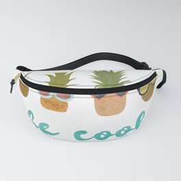 Be Cool Pineapples with Sunglasses Fanny Pack