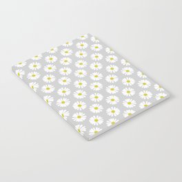 Daisies on Gray Notebook