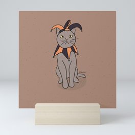 The Joking Kitty Mini Art Print