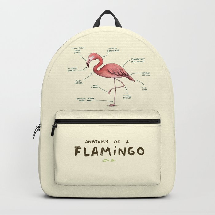 Anatomy of a Flamingo Backpack