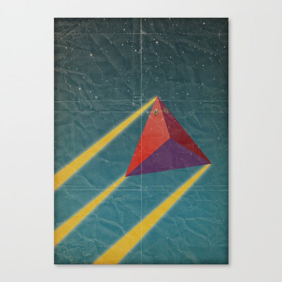 tetrahedra of space Canvas Print