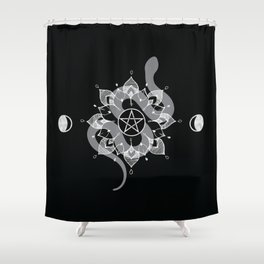 The Serpent Coven Shower Curtain