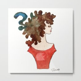 All She Ever Wanted Metal Print | Self Actualization, Lostpathtosolitude, Women, Novels, Painting 