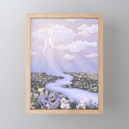 Spirit of the River and Sky Colour Version Framed Mini Art Print