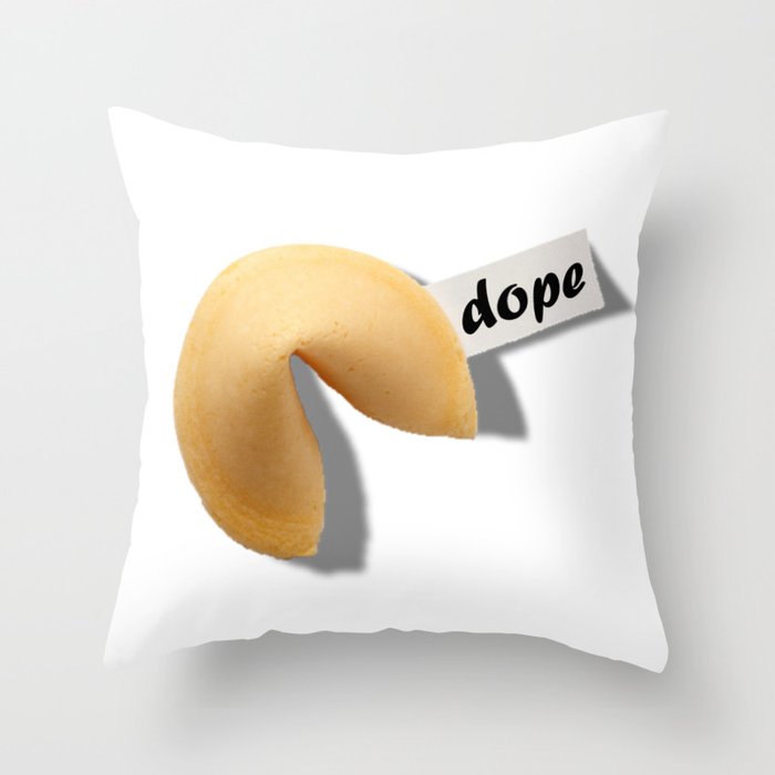 Dope Cookie Throw Pillow
