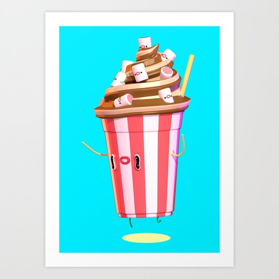 Milkshake II Art Print