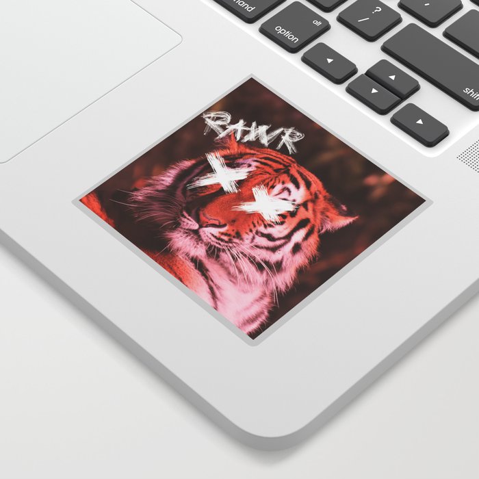 anonymous tiger Sticker