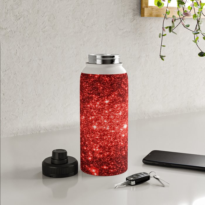 Glitter and Crafts 4U .008 Ultra Premium Polyester Glitter - Red Sparkling Glass 1oz
