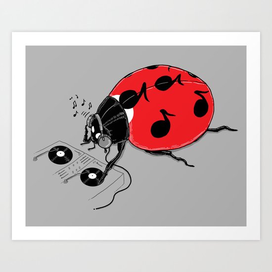 DJ beatLE Art Print