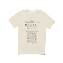 Shakespeare, Hamlet 1603 T Shirt | Shakespeare, Cover, Theater, Writer, Clever, Book, Literature, Graphic Design, Bibliotee, Paper 
