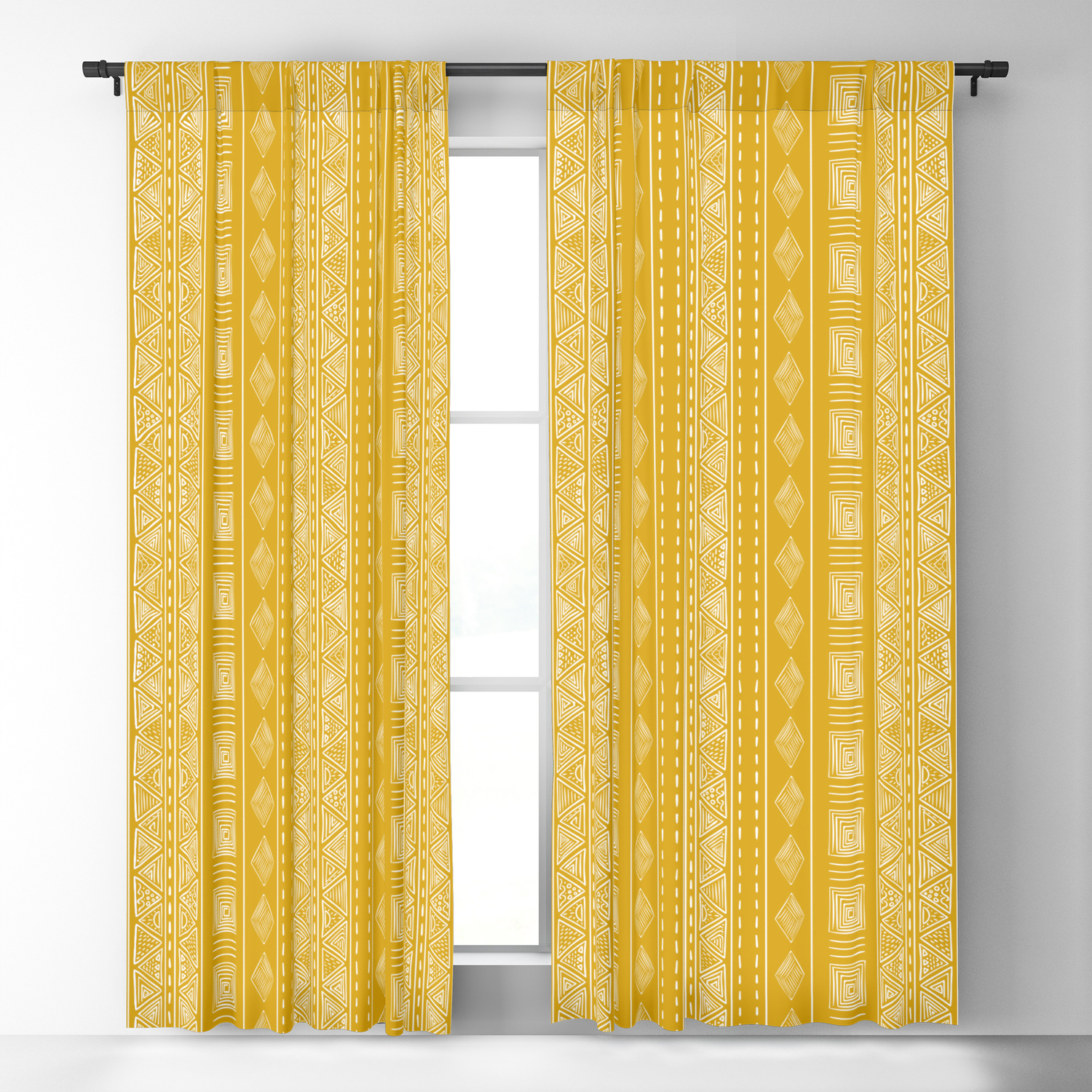 mustard yellow curtains canada
