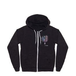 Purkinje neuron Zip Hoodie