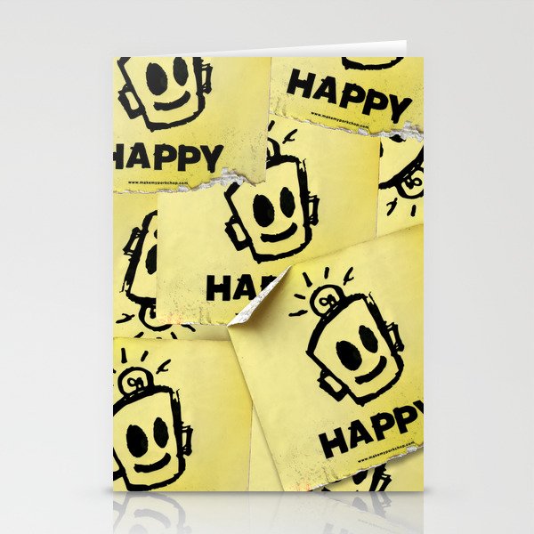 The Happy Sticker Stationery Cards