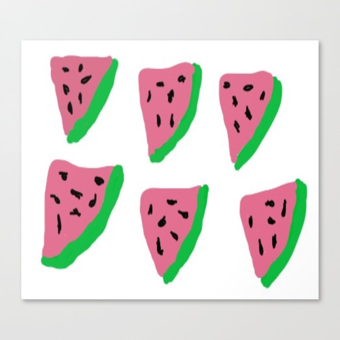 Watermelon Passion Canvas Print