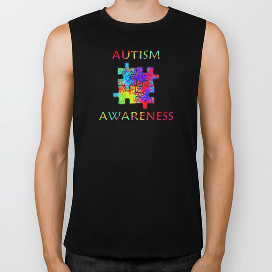 Autism Awareness Biker Tank