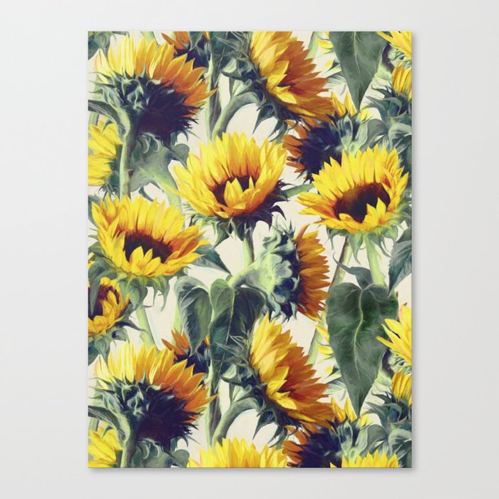 Sunflowers Forever Canvas Print