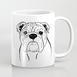 English Bulldog (Black and White) Coffee Mug