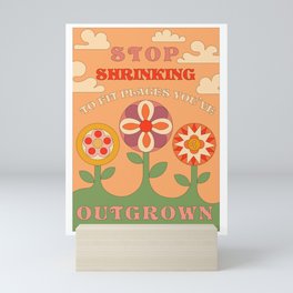KEEP GROWING Mini Art Print