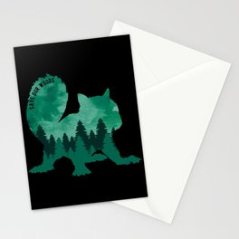 Environmental Protection Squirrel Climate Change Stationery Card