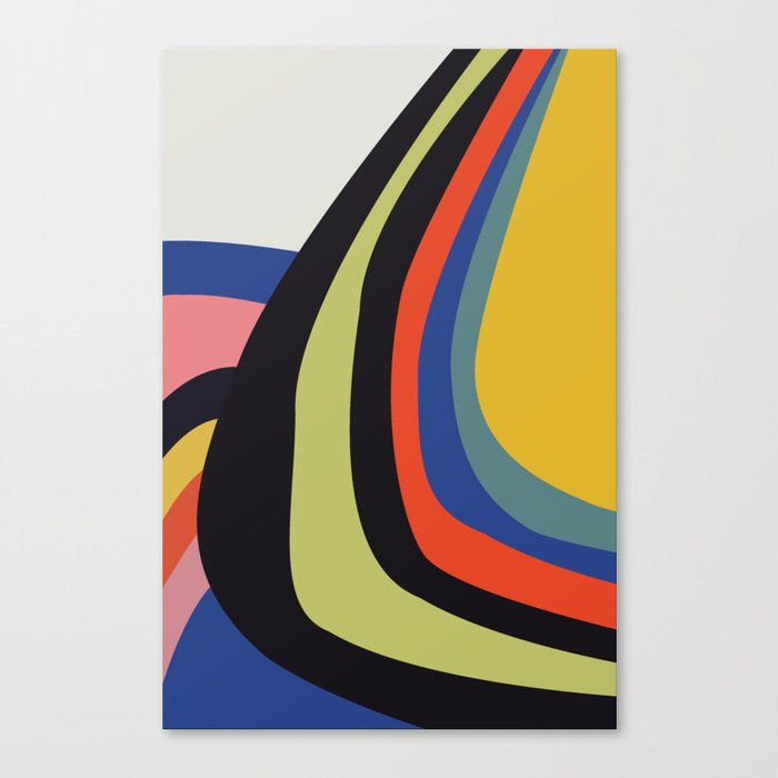 Abstract Stripes 69 Canvas Print